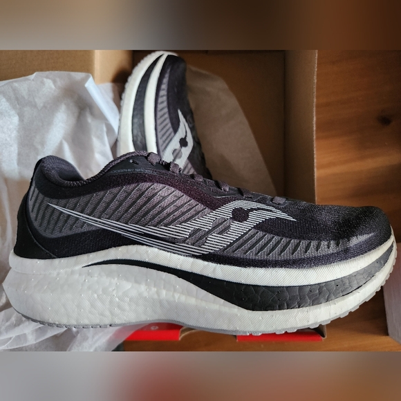 Saucony Endorphin Speed 2 Womens Size 9 US Speedroll Running Shoes, Black/Shadow - Picture 4 of 7